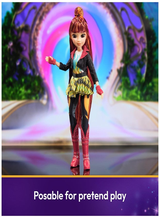 Unicorn Academy أكاديمية يونيكورن، دمية فالنتينا مع 5 ملحقات، 9.5 بوصة، دمى وألعاب يونيكورن، هدايا وحشوات جوارب للفتيات من عمر 4 سنوات فما فوق - Image 5